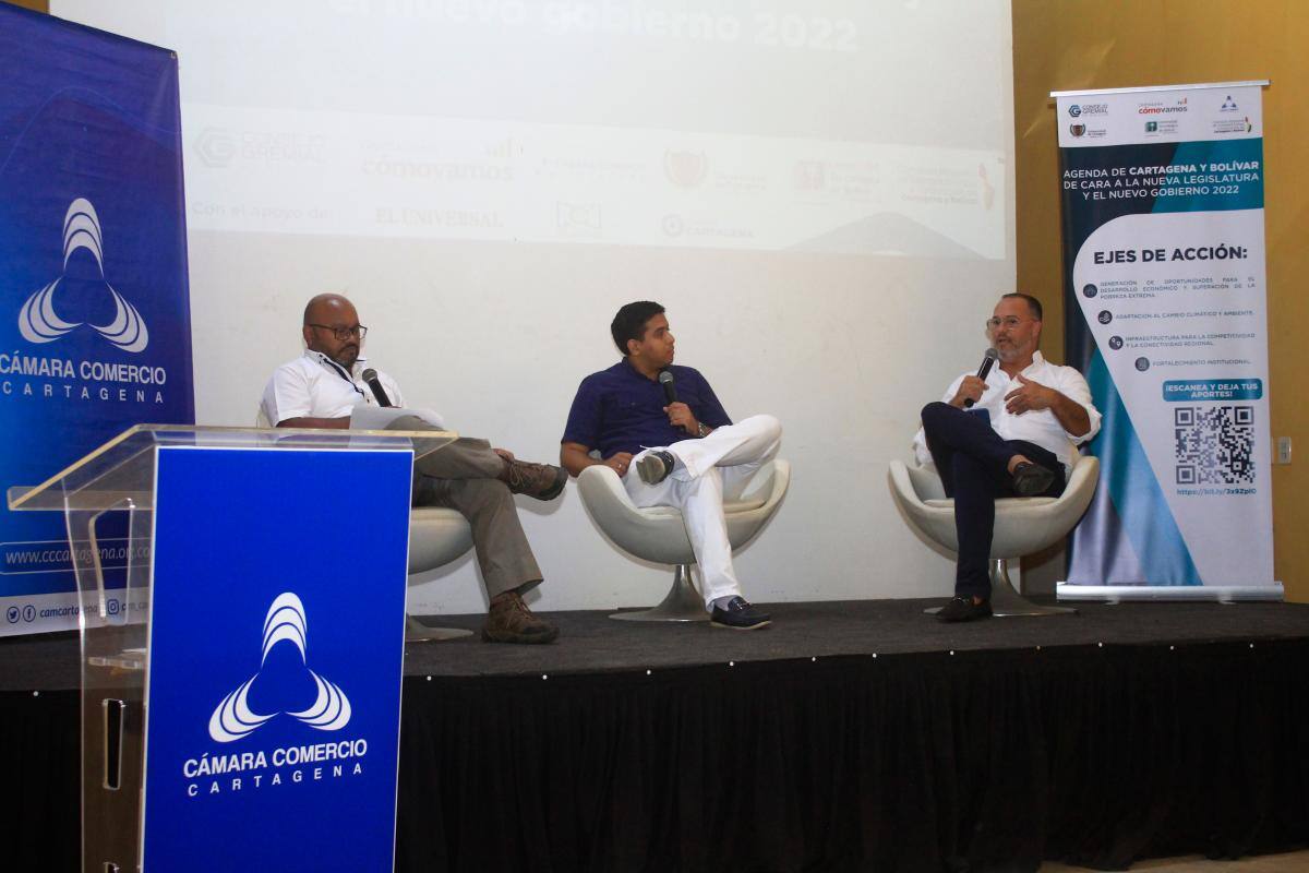 Julio Amézquita López, Javier Ramos Zambrano y Álvaro González Fortich. // Foto: Julio Castaño-EU.