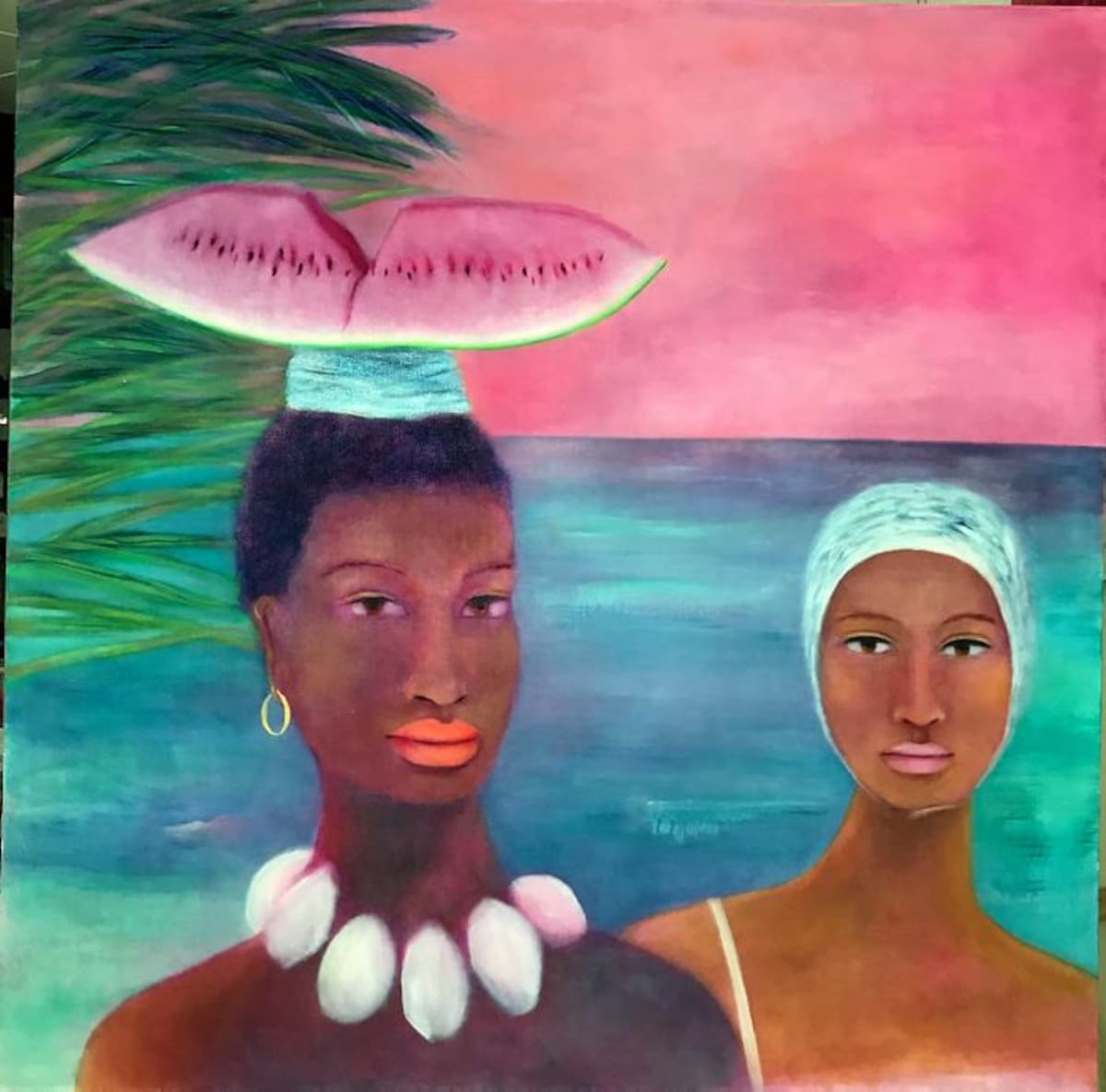 Martha Sánchez, una de las obras de la artista que expone en Cartagena. Cortesía