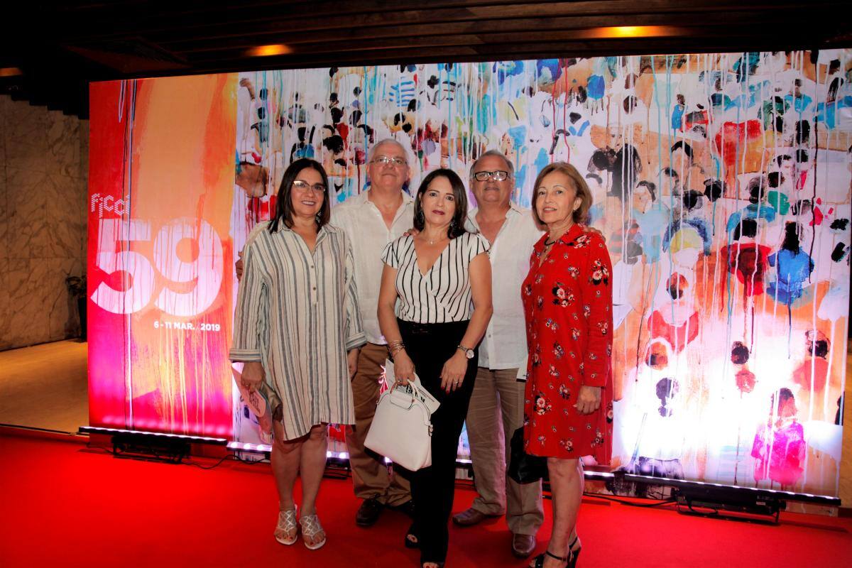 Aida Jiménez, Carlos Arturo Victoria, Nelly Jiménez, Jorge Luis Rodríguez y Luz Marina Sanabria.