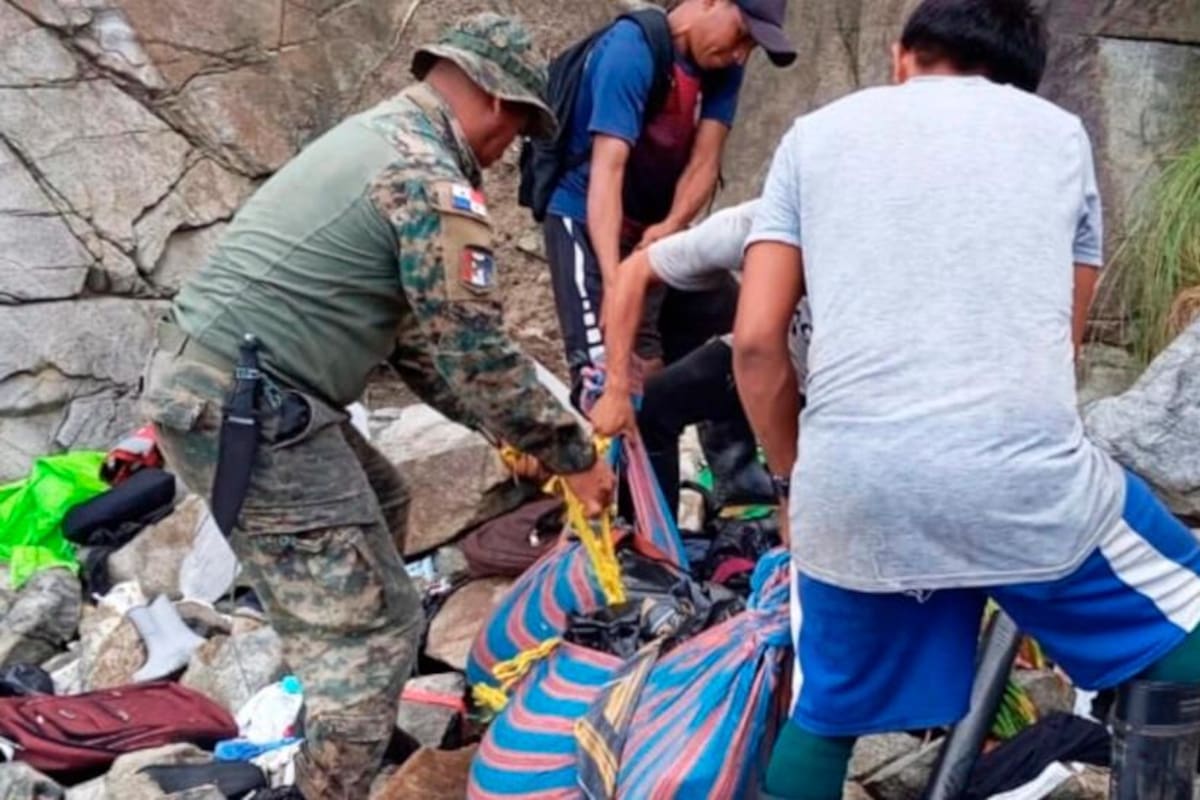 Cuatro migrantes fallecieron al naufragar en el Caribe de Panamá