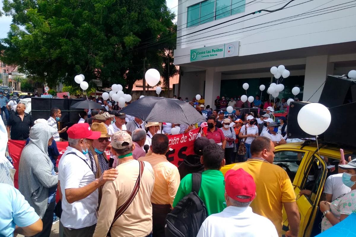 Magisterio sucreño en paro de 24 horas por mala prestación de la salud