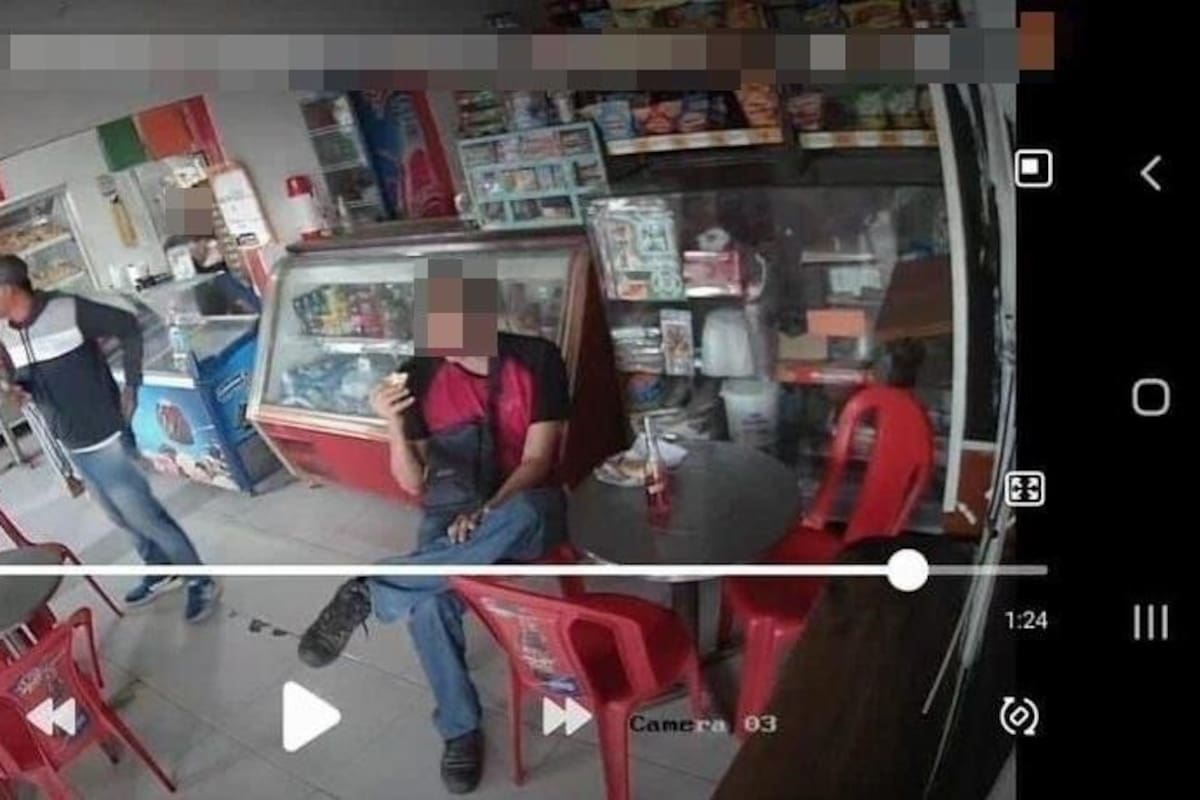 Se conocen imágenes del presunto sicario que asesinó al patrullero en Sampués