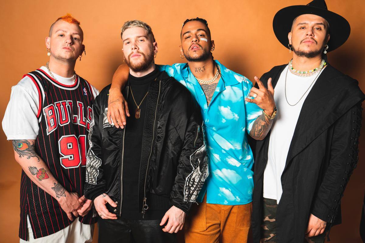 Profe, Pablo, Dim y Lorduy, forman Piso 21, la banda de pop urbano más importante de la escena nacional. FOTOS CORTESÍA