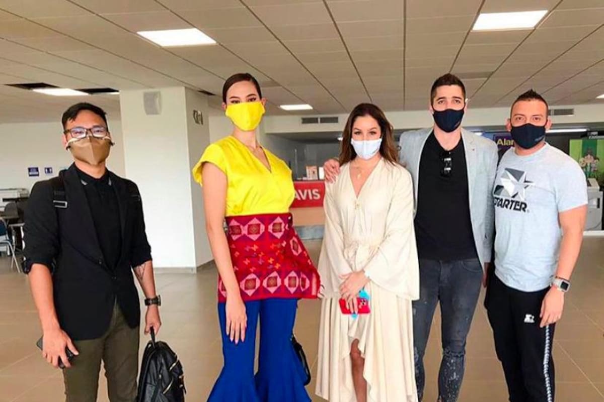 La ex Miss Universo Catriona Gray llegó a Colombia