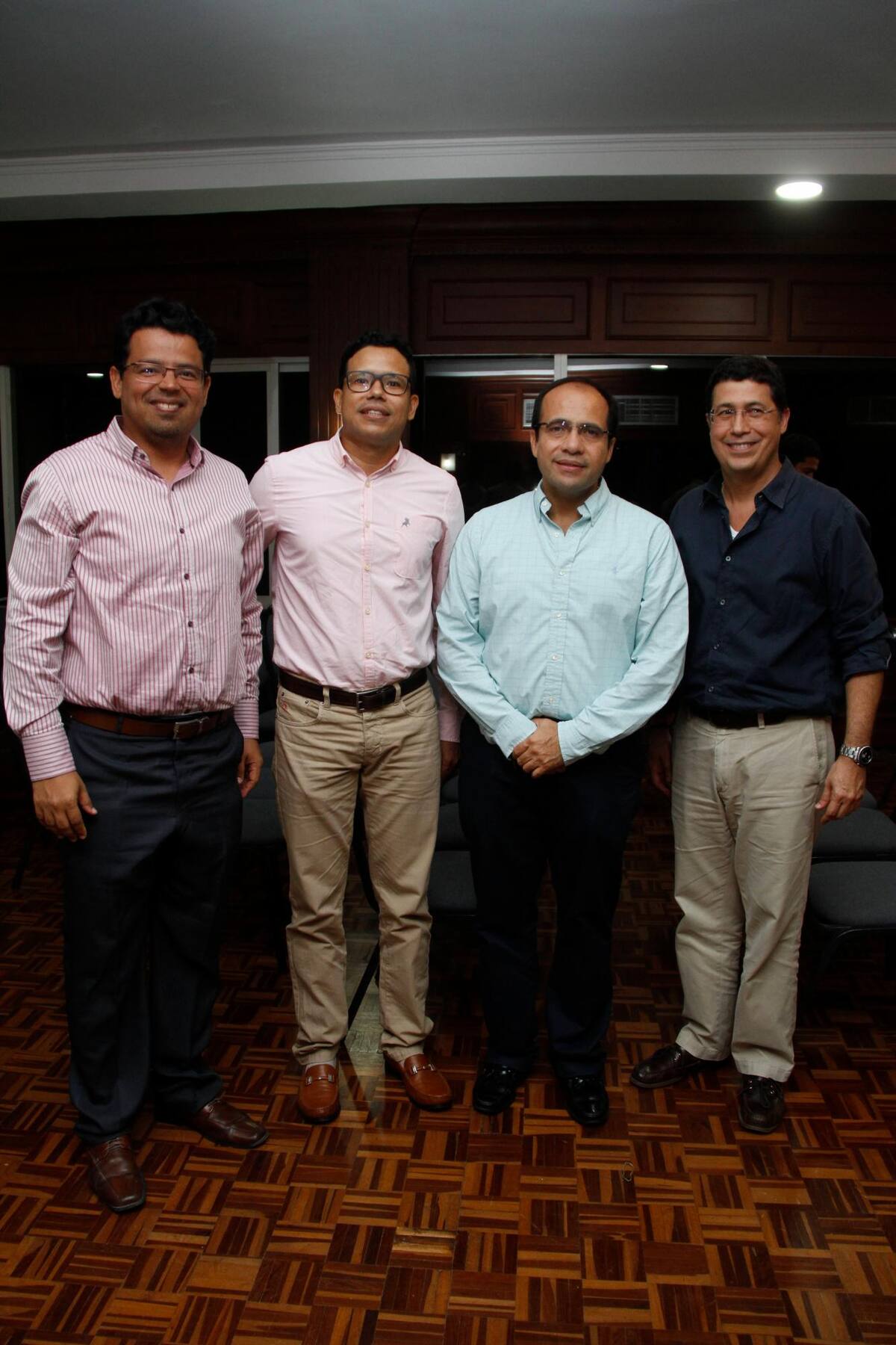 Cristian Villalobos, Antonio Morales, Octavio Ibarra y Rolando Ariza.