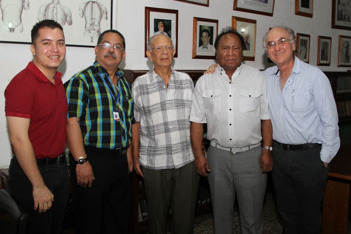 Luis Rodríguez, César Redondo, Raimundo Iriarte, Gustavo Burgos y Jairo Pareja. Fotos MARUJA PARRA/EL UNIVERSAL/