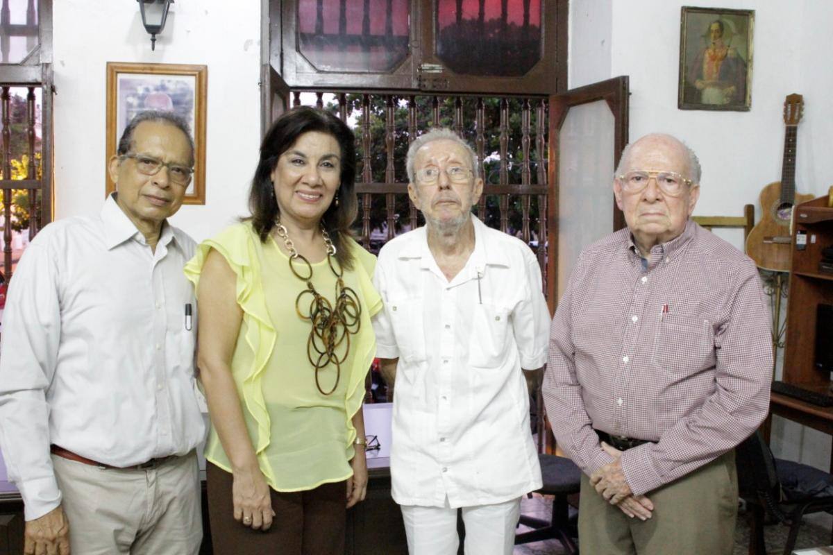 Alonso Cortina, Milena Hernández, Miguel Ghisays y Lázaro Pérez.
