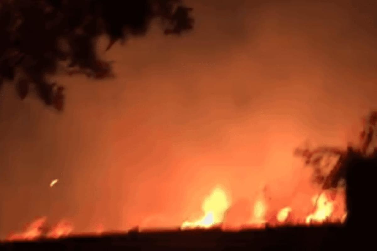 ¡Urgente! Comunidad reporta fuerte incendio en el barrio El Rodeo