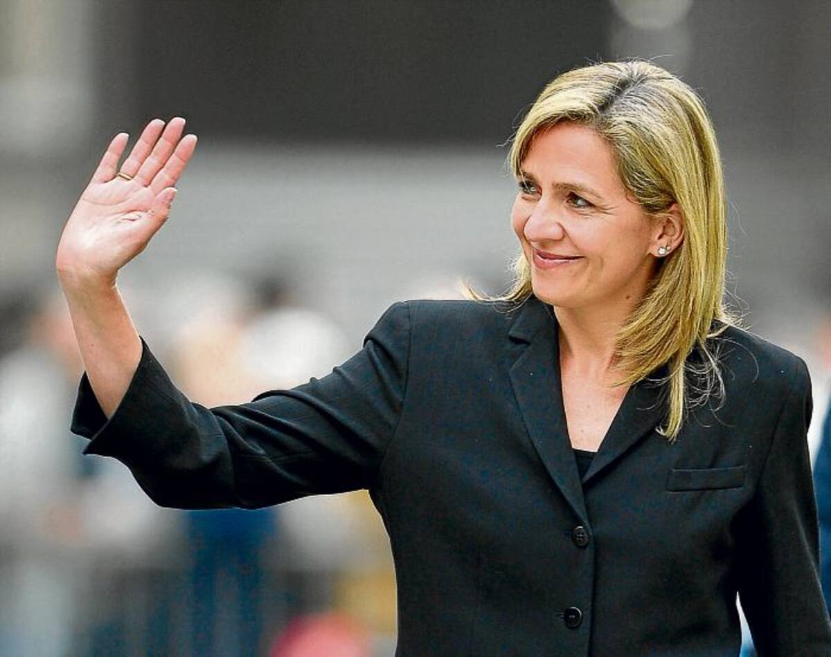 La infanta Cristina está llamada a declarar por el delito de tráfico de influencias. Josep Lago, AFP