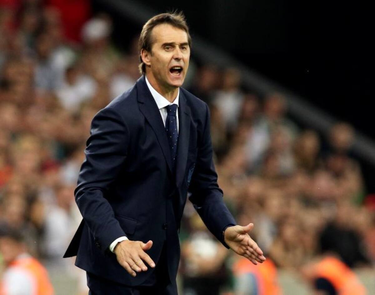 Julen Lopetegui, director técnico de la selección de España, será entrenador del Real Madrid para las próximas tres temporadas. AP