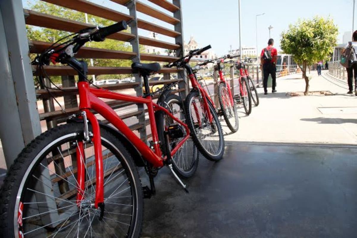 Dos meses completa el programa de las bicis y aùn los cartageneros no disfrutan de este servicio. Aroldo Mestre Alcántara- El Universal.