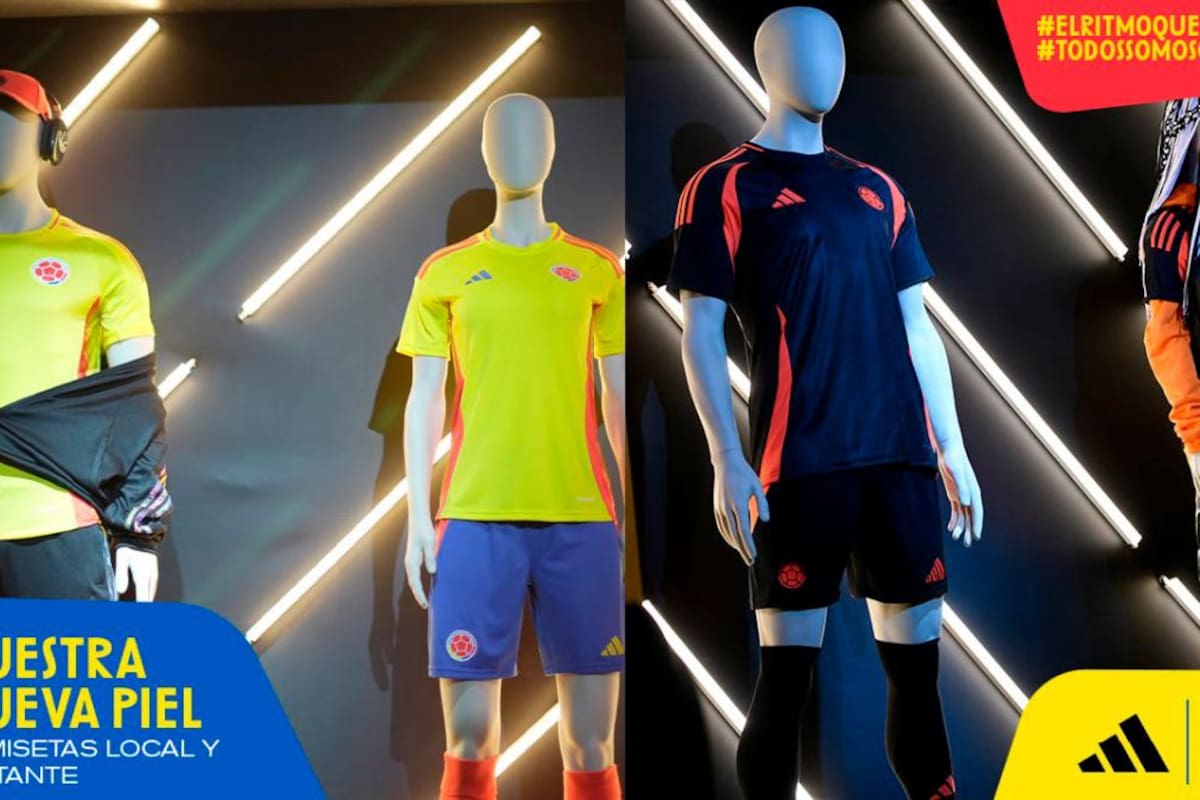 Oficial: así son las nuevas camisetas de la Selección Colombia