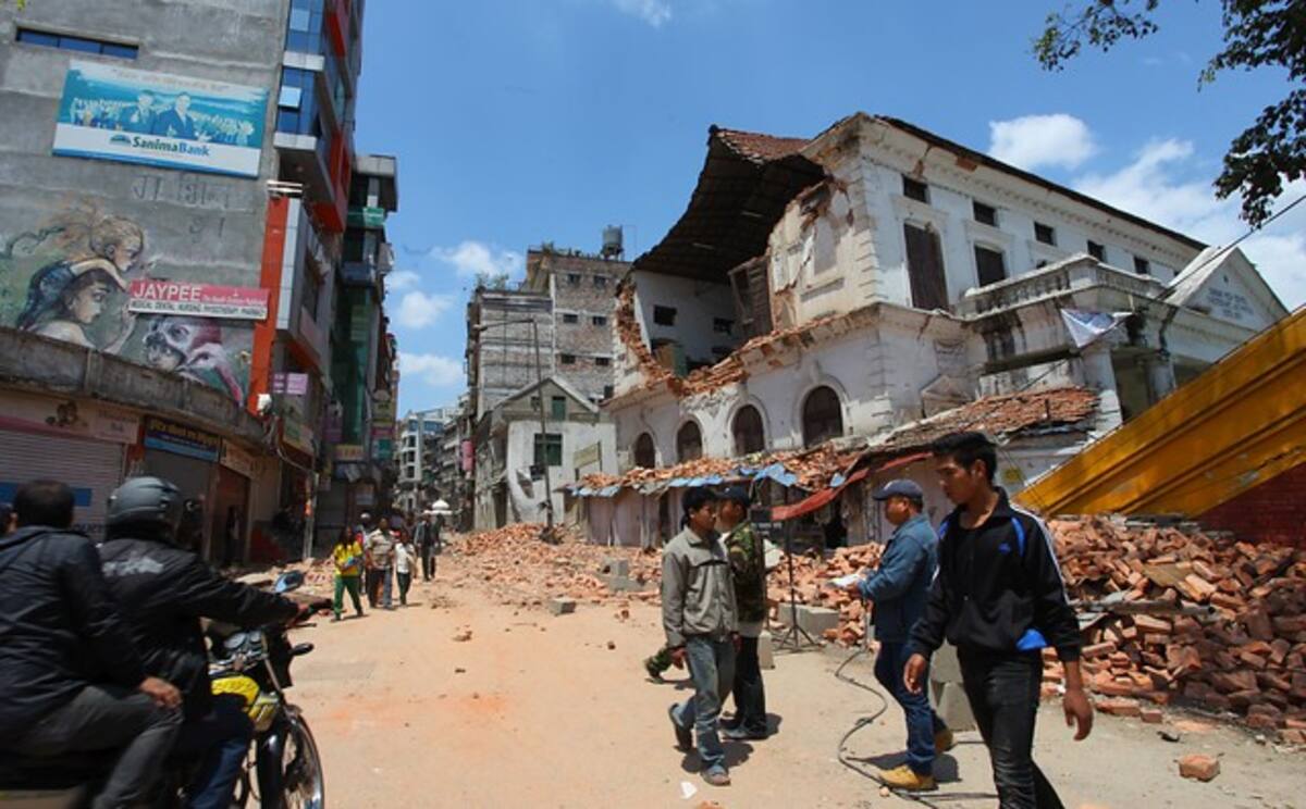 El terremoto en Nepal dejó graves daños maeriales, que no se lograrán recosntruir fácilmente. COLPRENSA