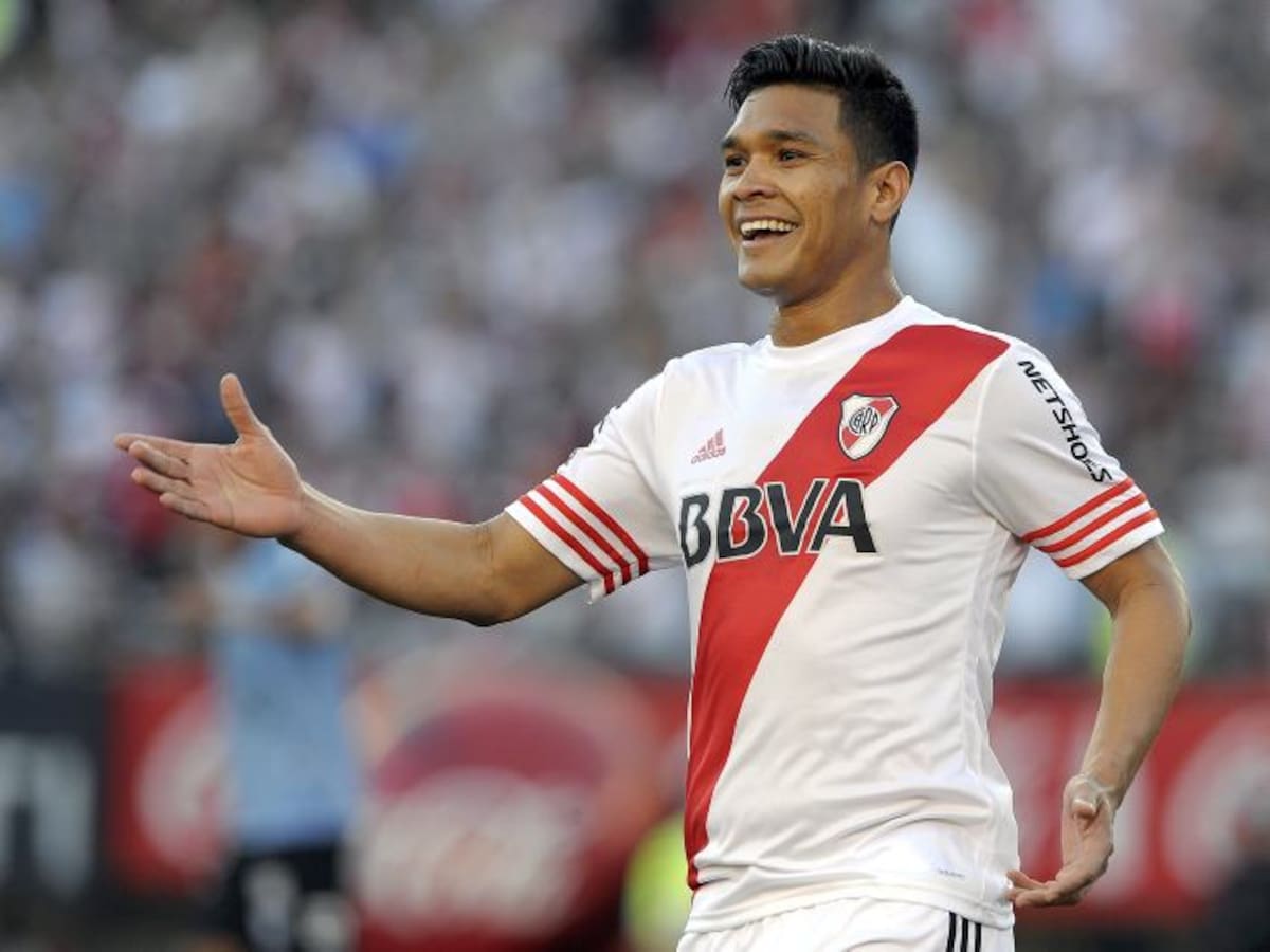 Teófilo Gutiérrez fue elogiado por Riquelme. AFP ALEJANDRO PAGNI
