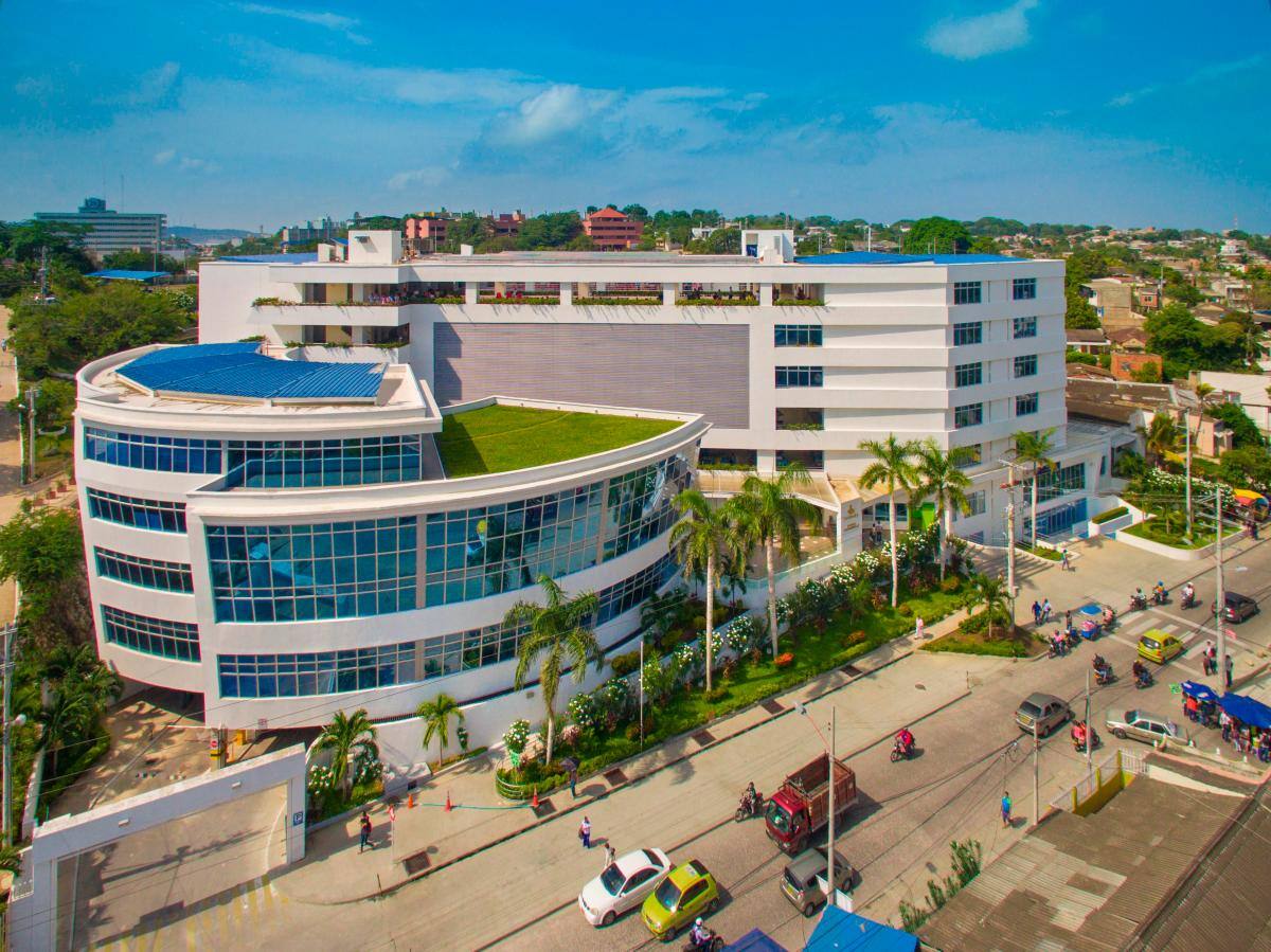 Cedesarrollo, en Zaragocilla, sitio habilitado por Comfenalco para aplicar vacunas.