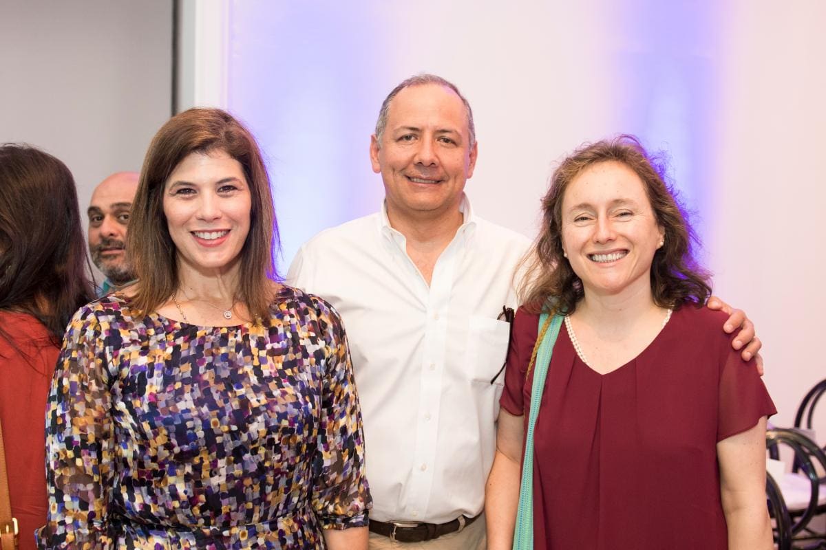 Natalia Abello, Carlos Machado y Katharina Krieguer.