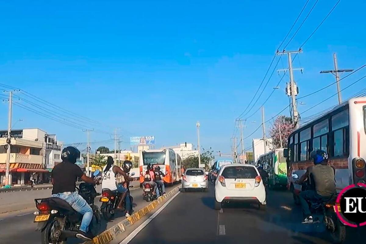 Video: las imprudencias más comunes de los motociclistas en Cartagena