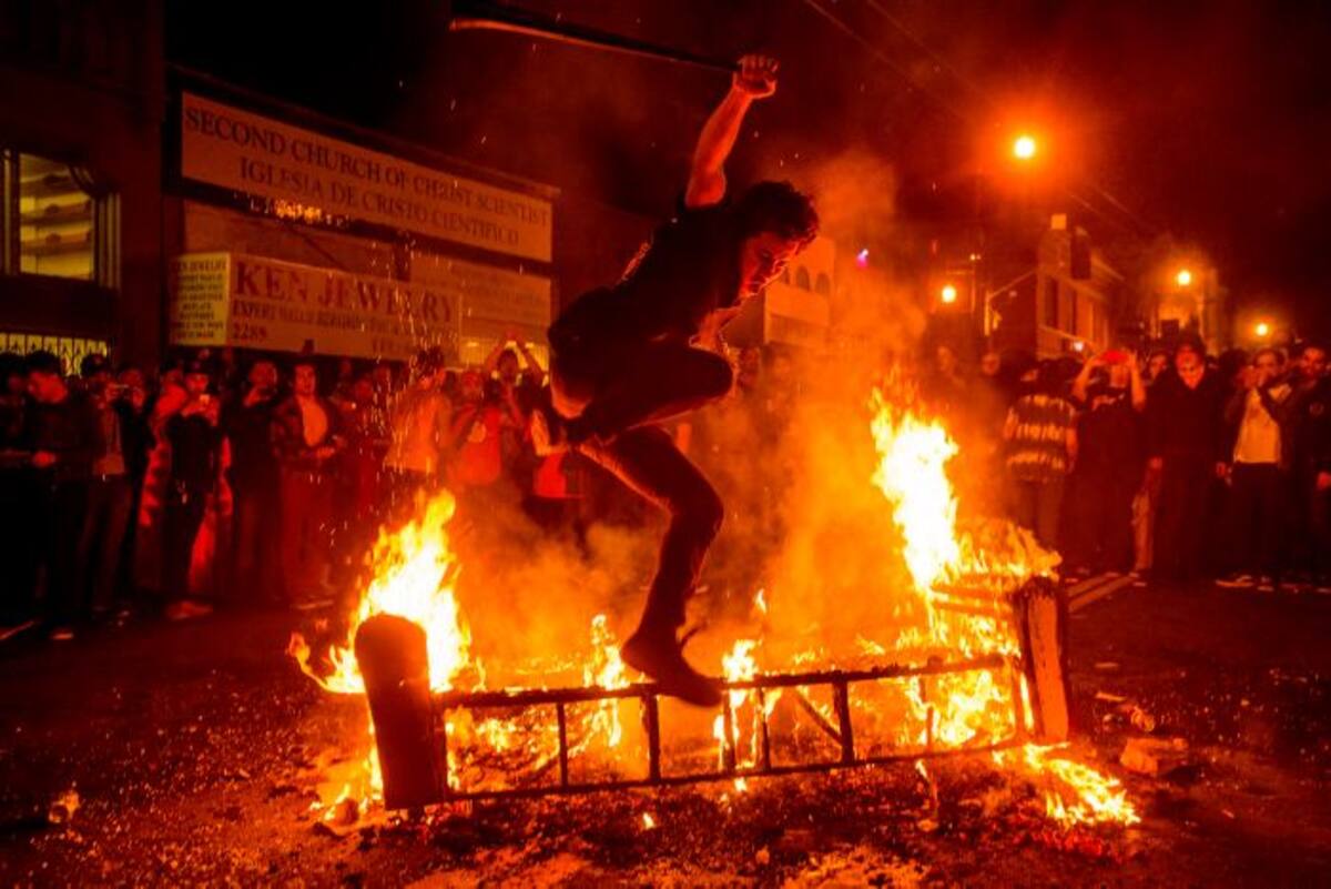 Disturbios durante las celebraciones por el título de la Serie Mundial en Grandes Ligas. AP Noah Berger