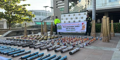 Más de media tonelada de pólvora hallaron cerca de locales que se incendiaron en Bazurto