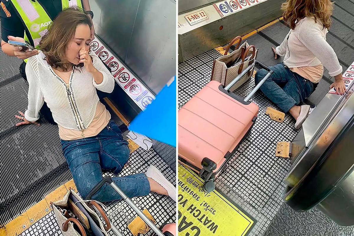 Una mujer perdió su pierna en pasarela mecánica luego de atorarse