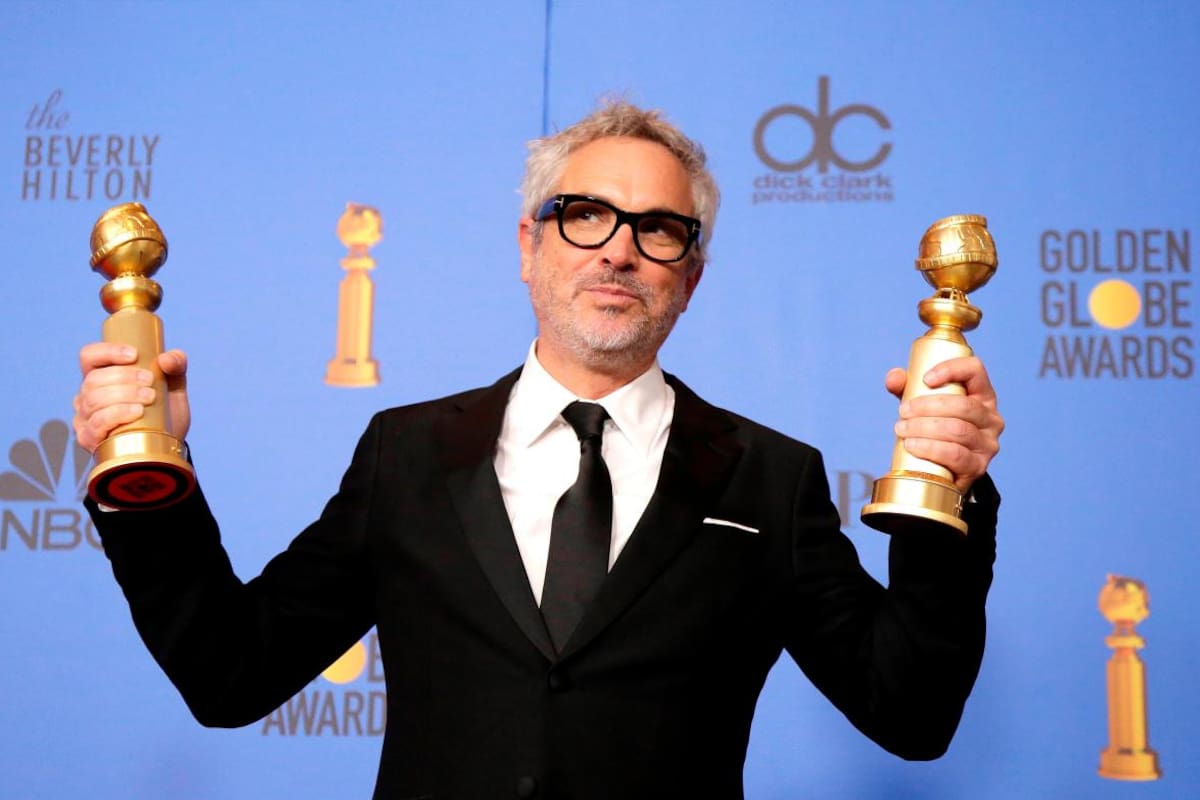Alfonso Cuarón ganó el Globo de Oro a la mejor cinta en lengua extranjera