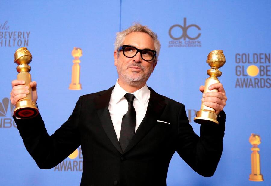 Alfonso Cuarón ganó el Globo de Oro a la mejor cinta en lengua extranjera