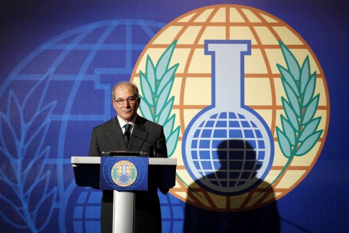 Ahmet Uzumcu, director general de la OPAQ. AFP BAS CZERWINSKI