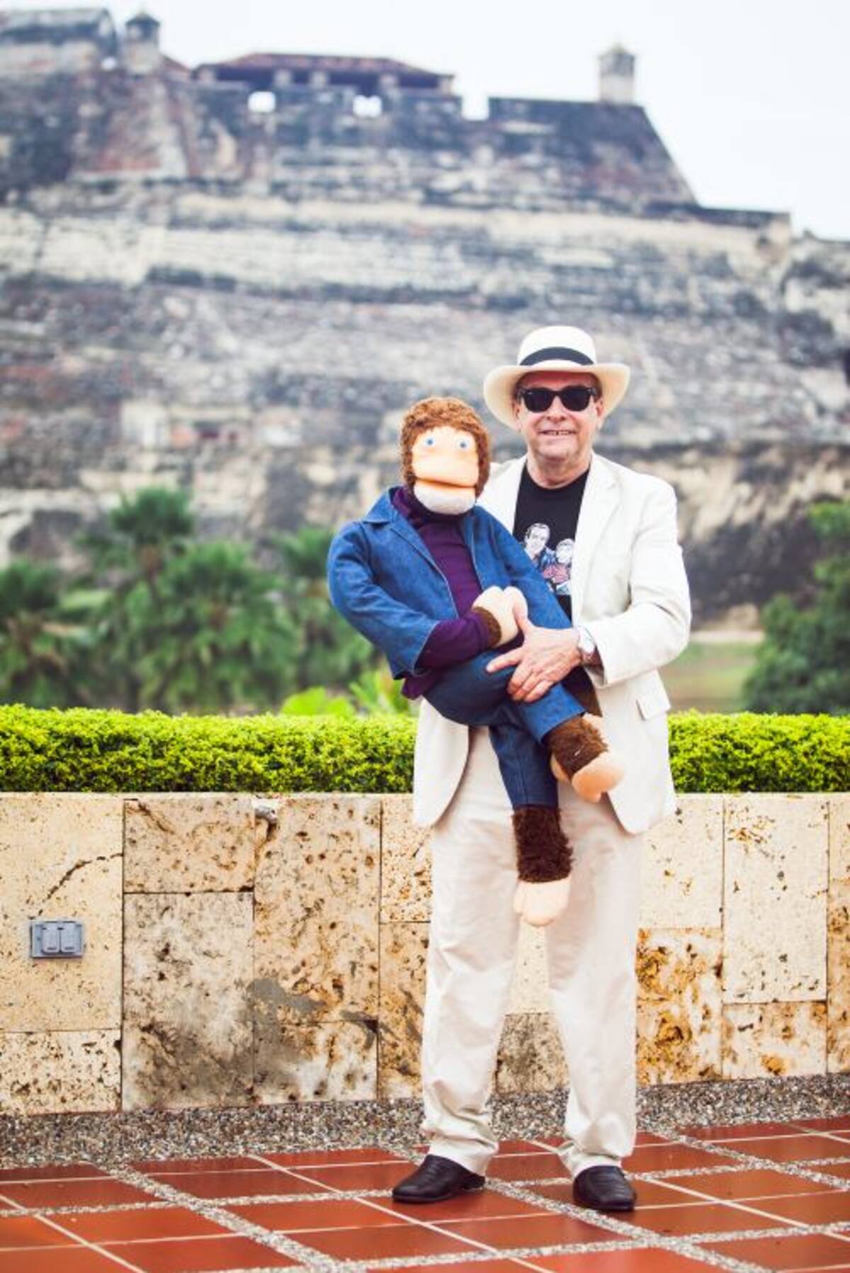 Carlos y su muñeco Lalo visitaron El Universal. Fotos: Fernando Parra/El Universal/
