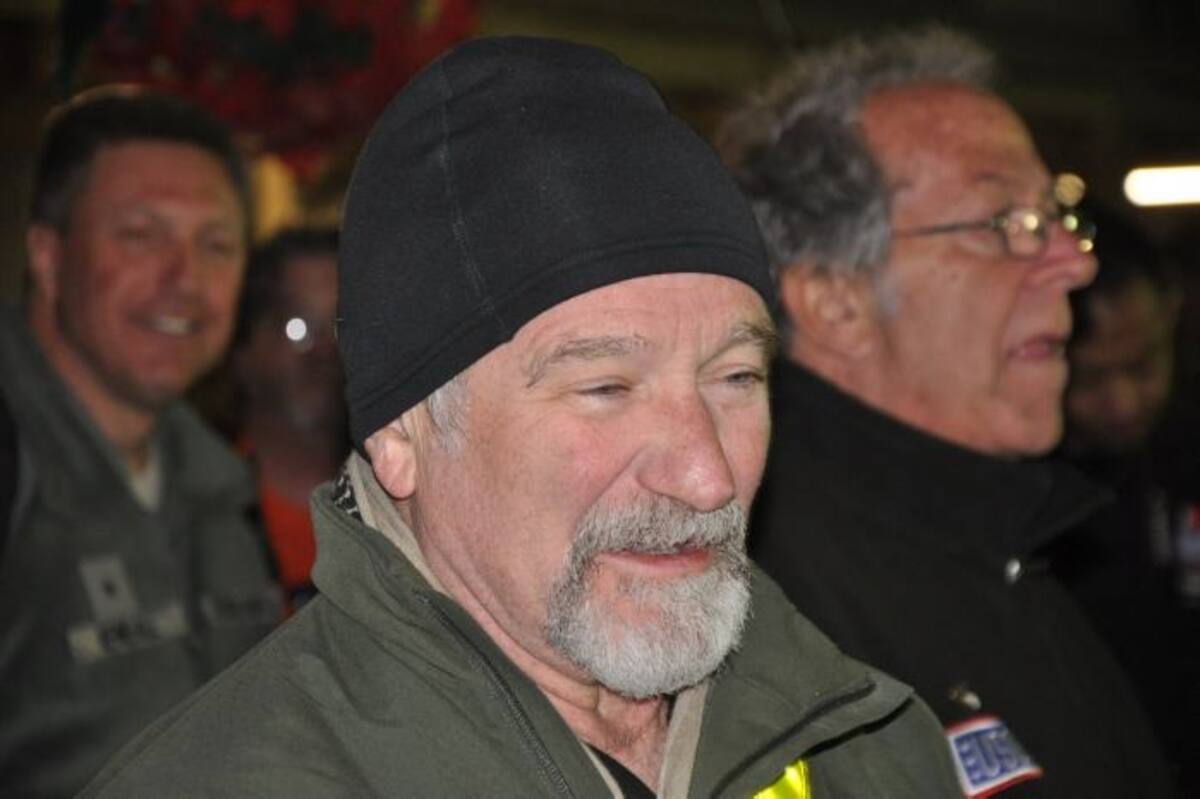 Robin Williams. AFP Capt. Andrew Adcock