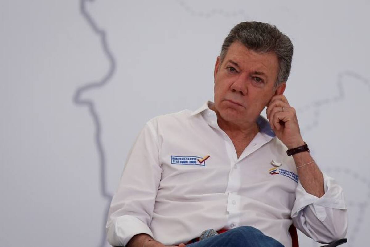 Juan Manuel Santos, presidente de Colombia. COLPRENSA