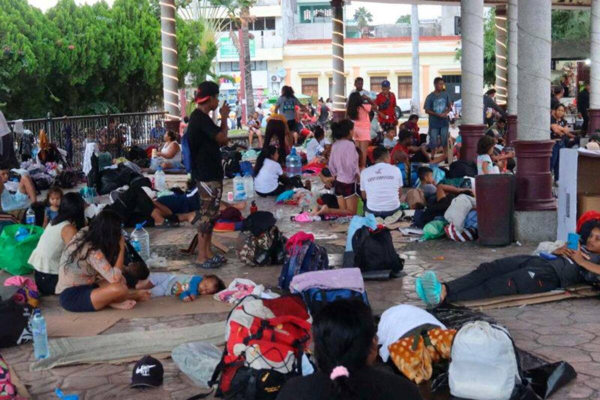 Posible ciclón en México amenaza la seguridad de caravana de migrantes