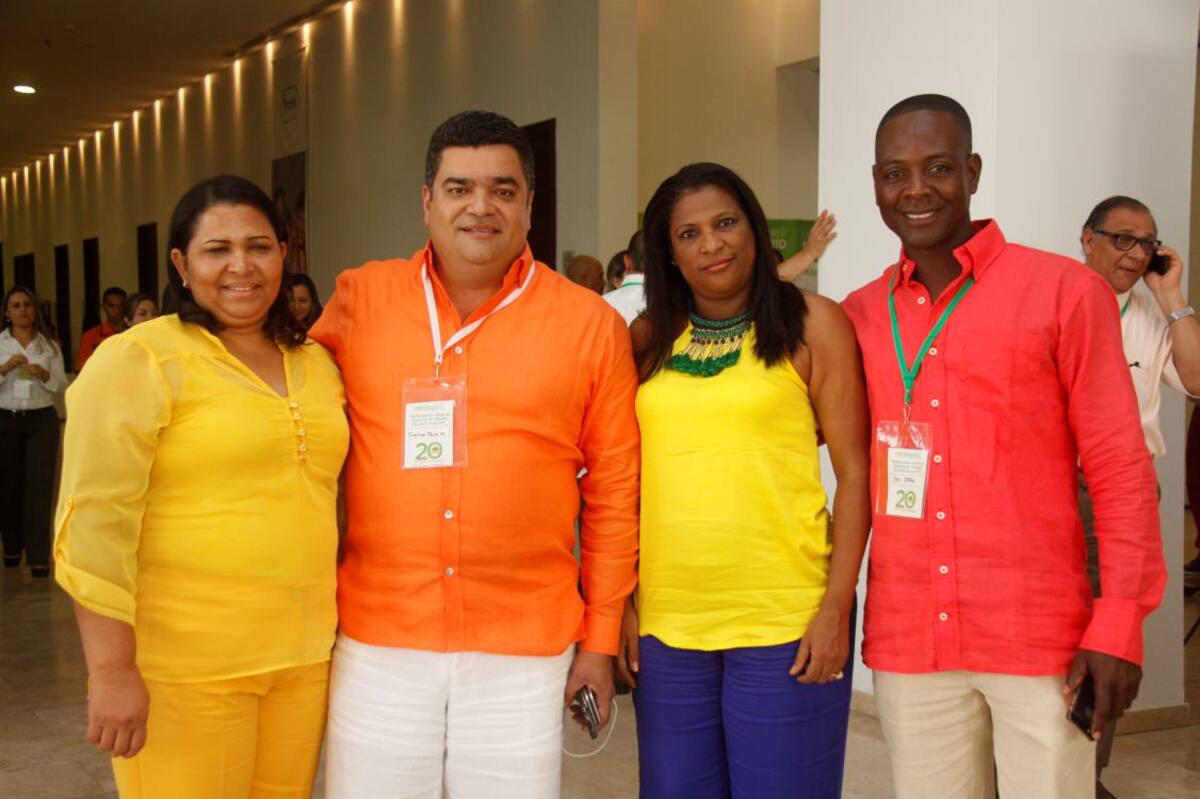 Glinis Castillo, Carlos Féliz, Margarita Ortega y José Ítalo Collazos.