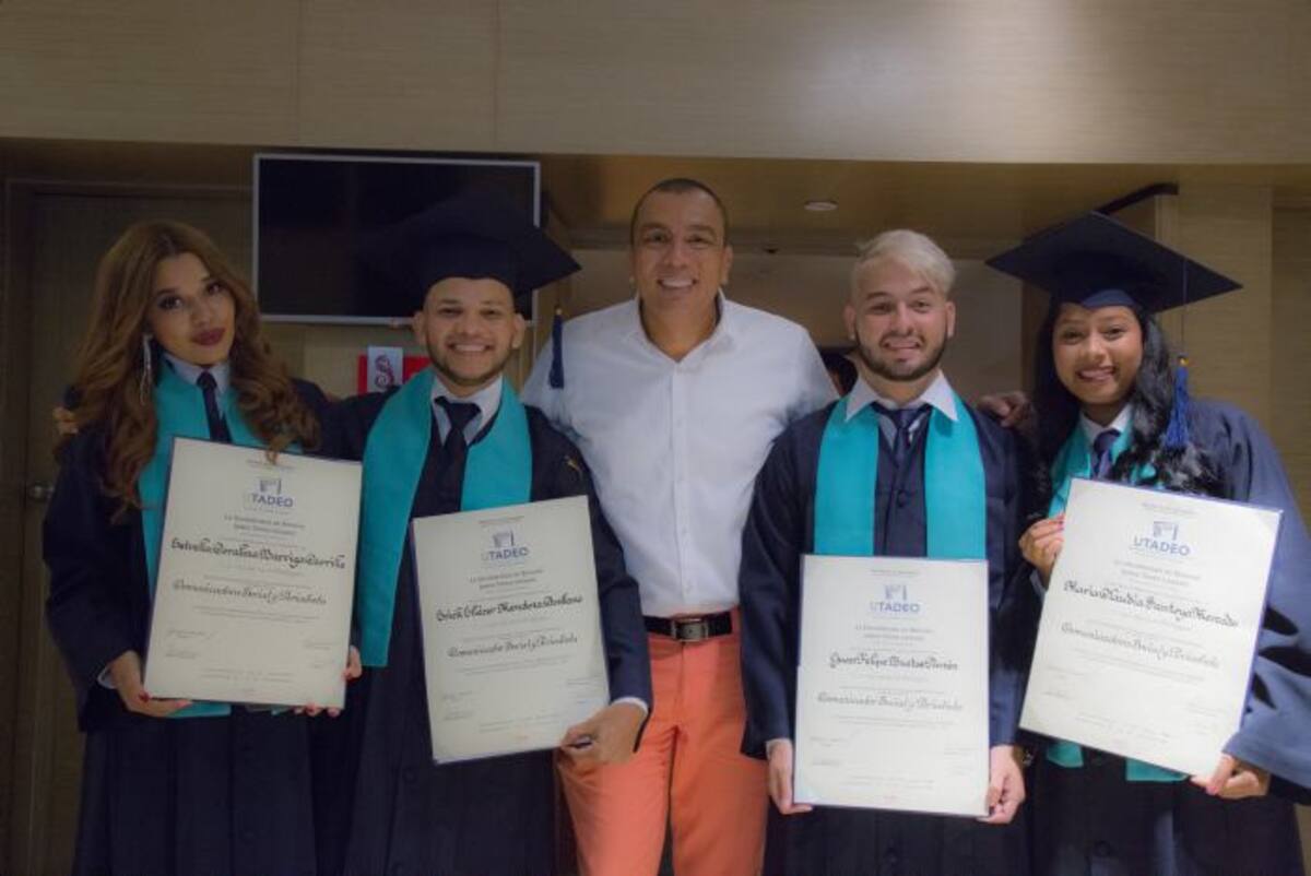 Estrella Barriga, Erick Mendoza, Luis Carlos Zúñiga, Juan Felipe Bustos y María Claudia Santoya. CORTESÍA