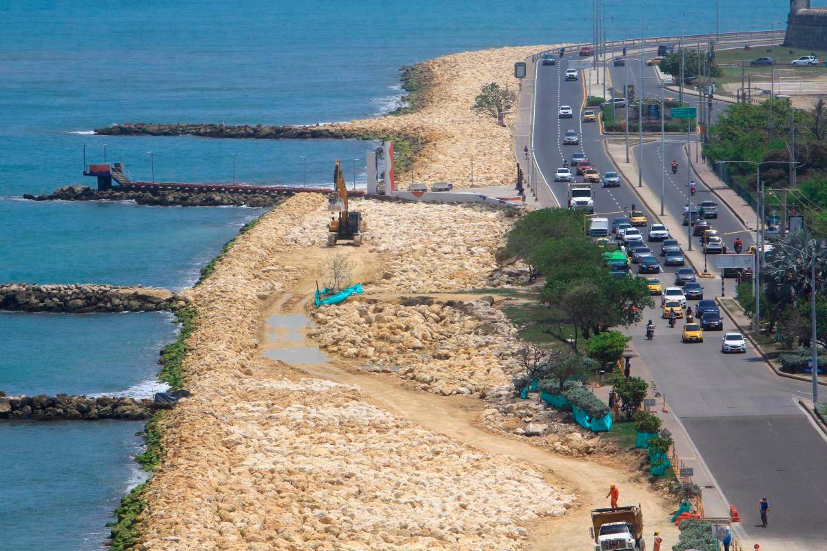 ¡Atención! Suspenderían obras costeras en Cartagena por falta de pagos