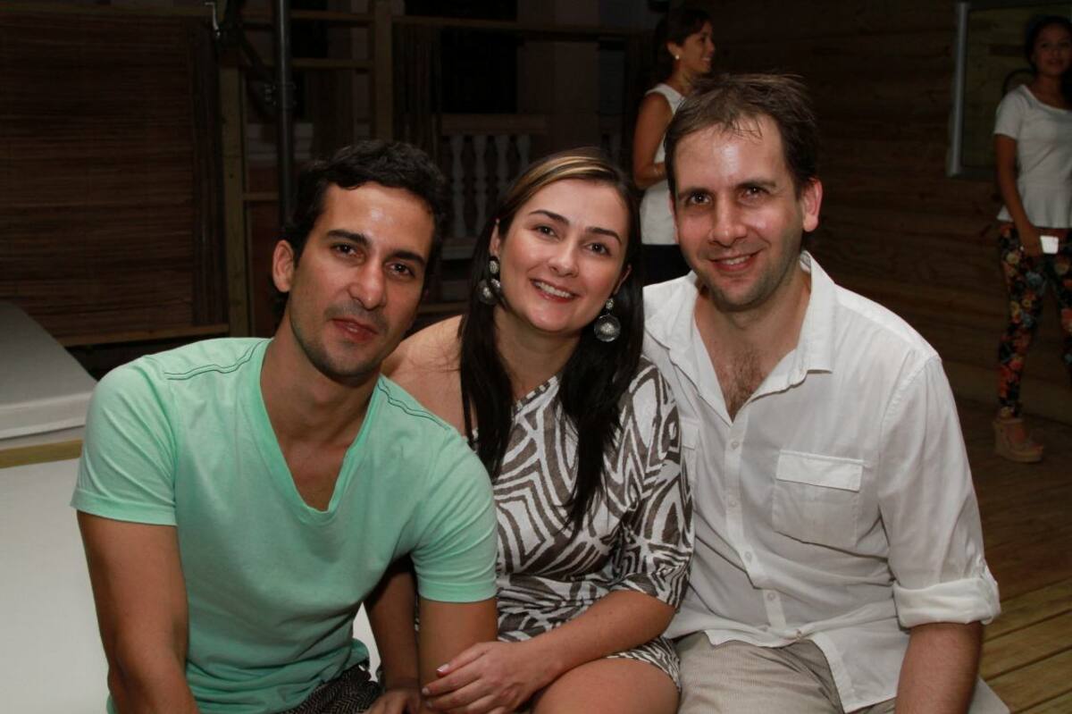 Santiago Viera, Alina Restrepo y Manuel Osorio.