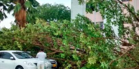 Fuertes lluvias causan estragos en Montería