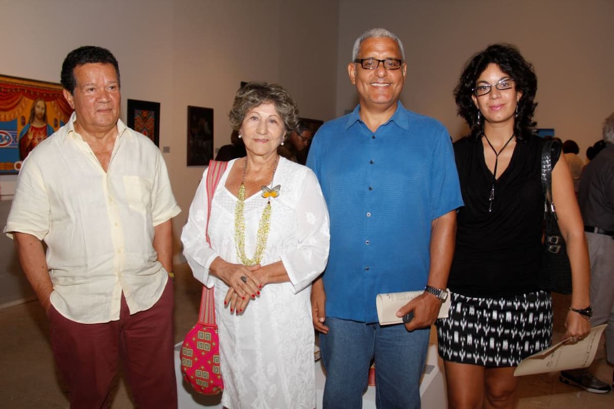 Óscar Collazos, Gloria Triana, Eduardo Polanco y Ximena Rojas.