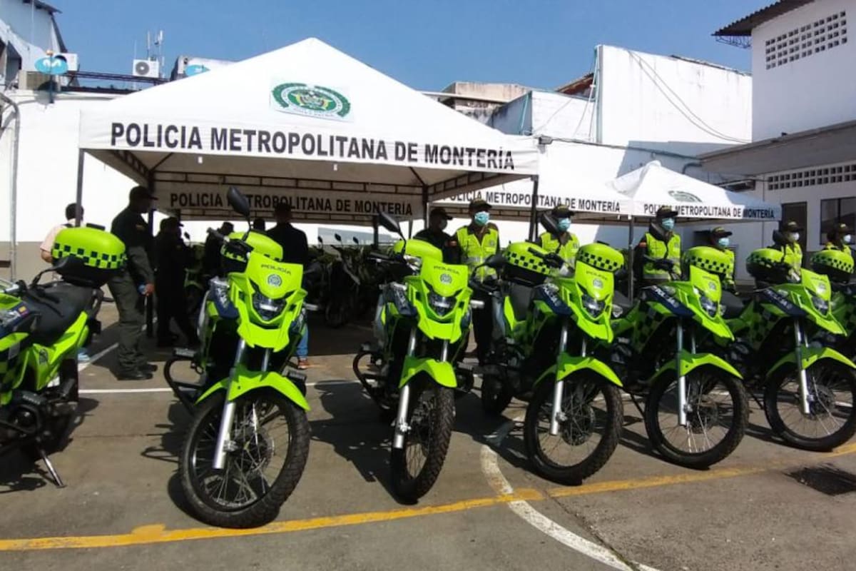 Entregarán 226 motocicletas a la Policía Metropolitana de Montería