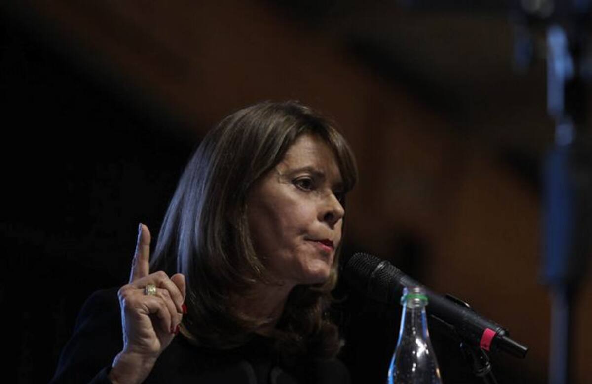 Marta Lucía Ramírez. Colprensa