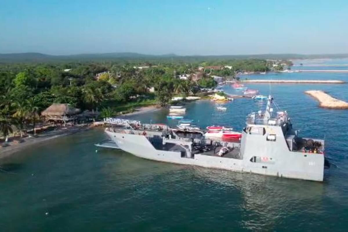 Este es el buque que llegará a Tierrabomba con más de 5.000 ayudas