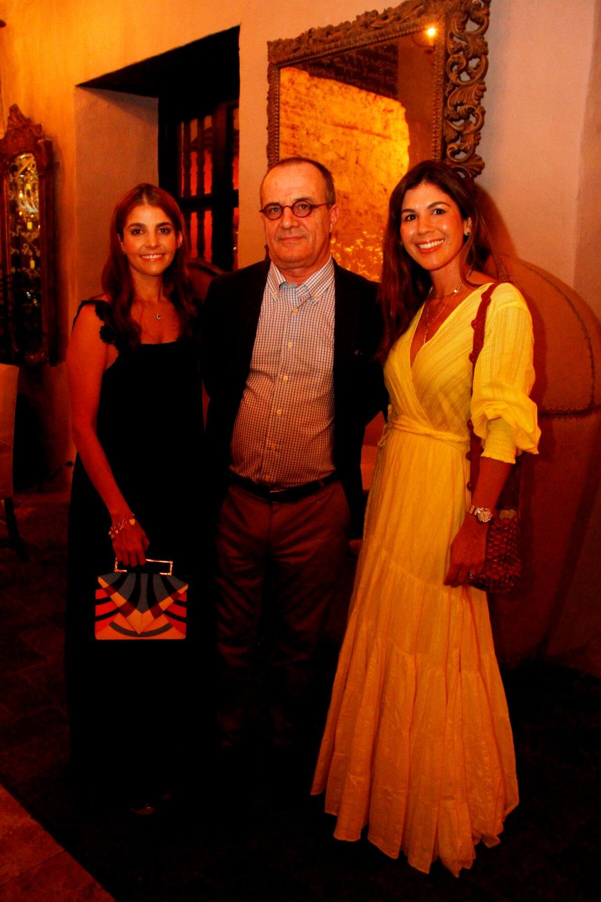 María Elvira Cuello, Antonio Castañer y Camila Pérez.//Foto: Luis Eduardo Herrán - El Universal.