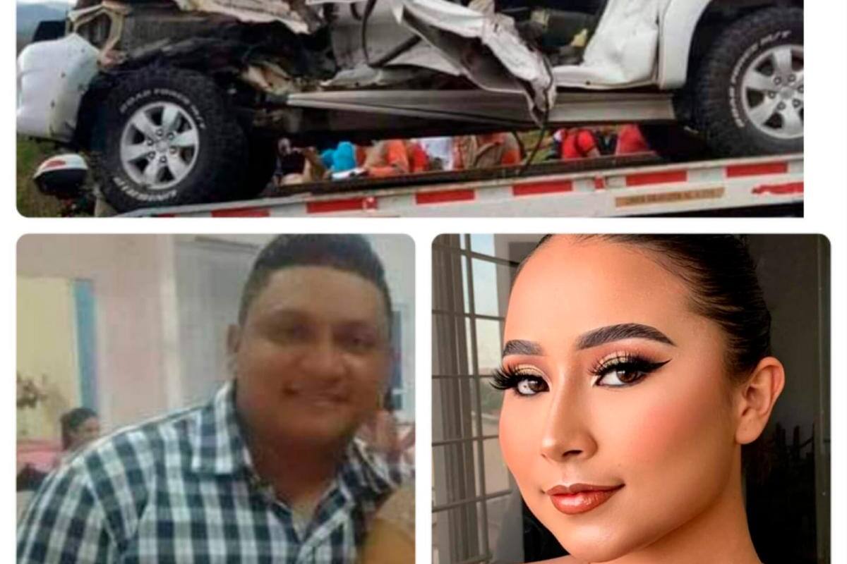 Un muerto y tres heridos deja fuerte accidente entre volqueta y camioneta