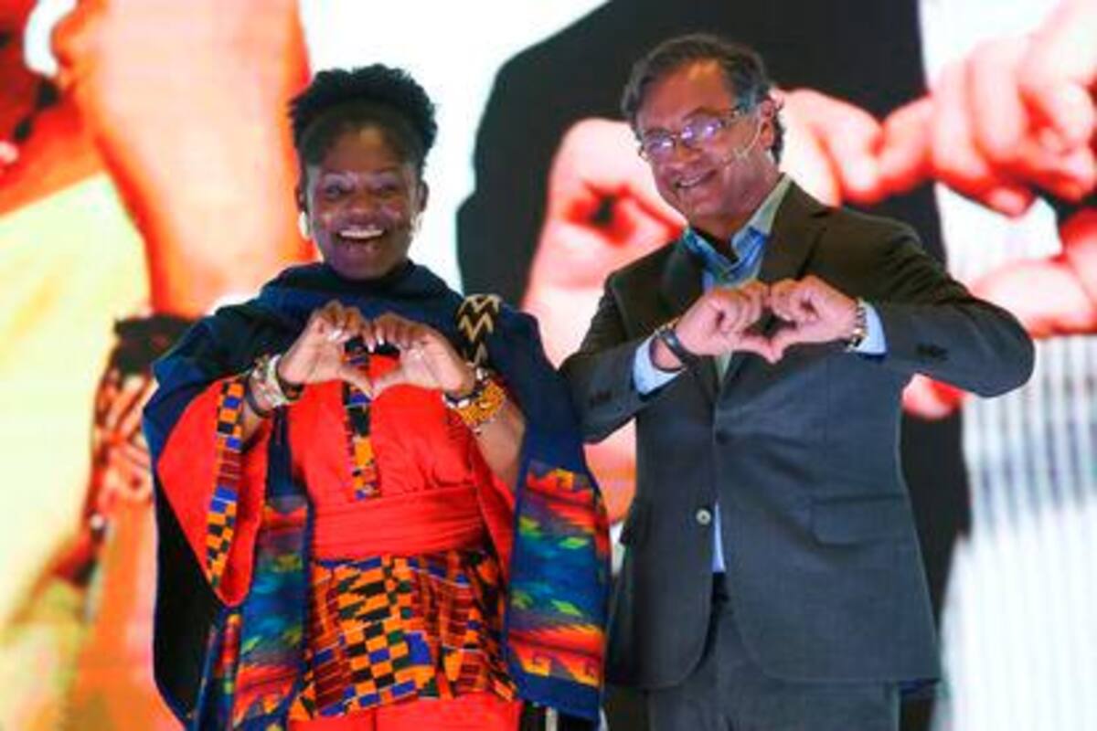 Francia Márquez y Gustavo Petro.