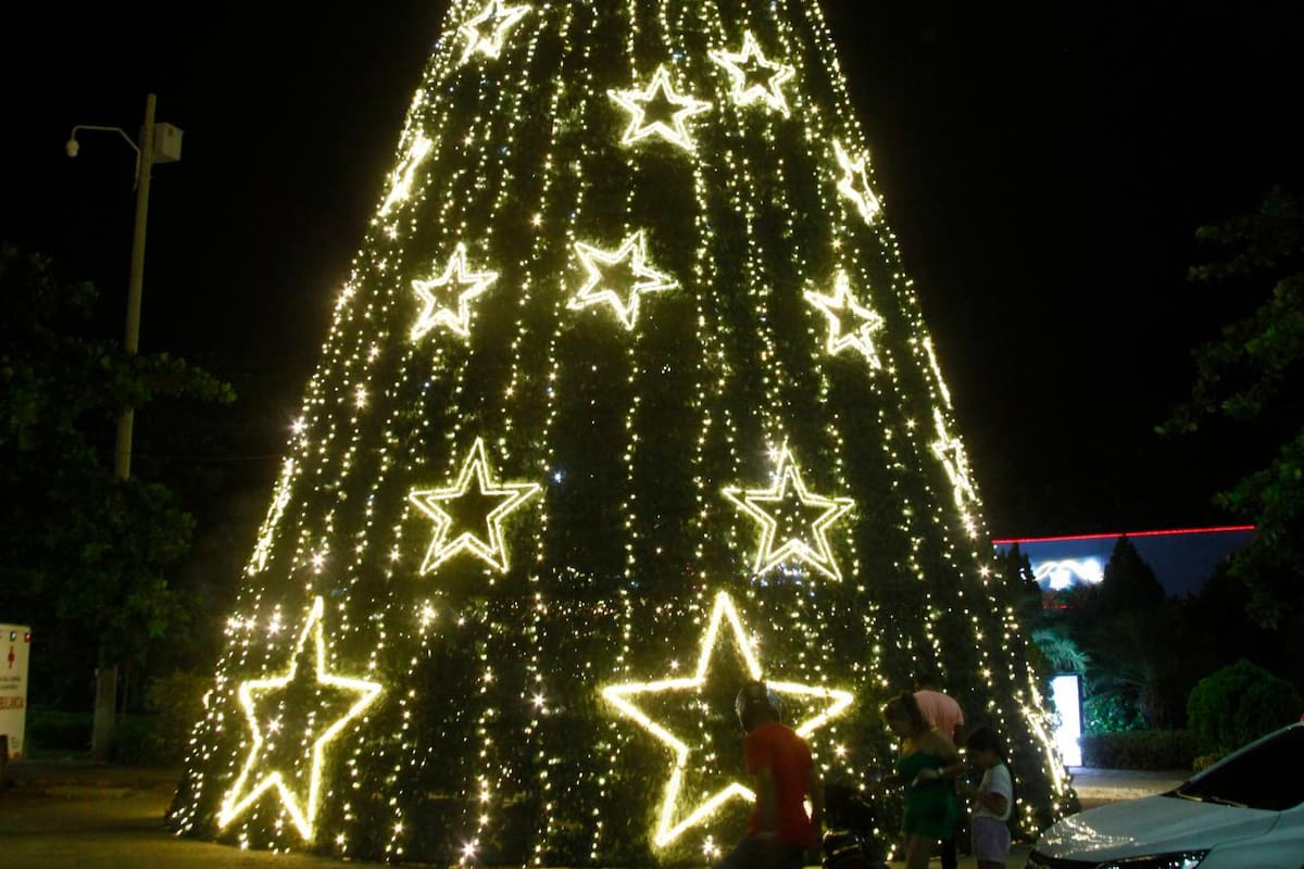 ¡Inigualable! Así luce el Parque Espíritu del Manglar en Navidad