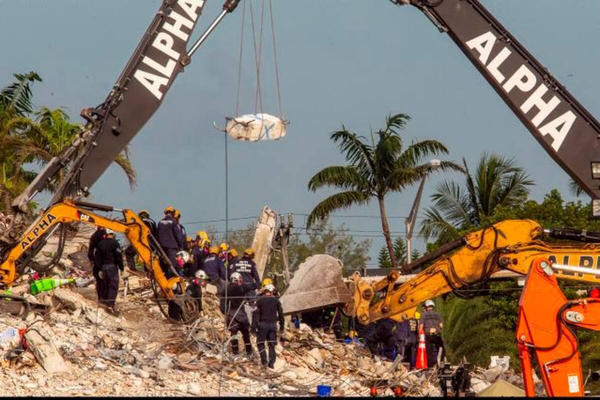 Hallan restos de otras 10 personas en edificio en Florida