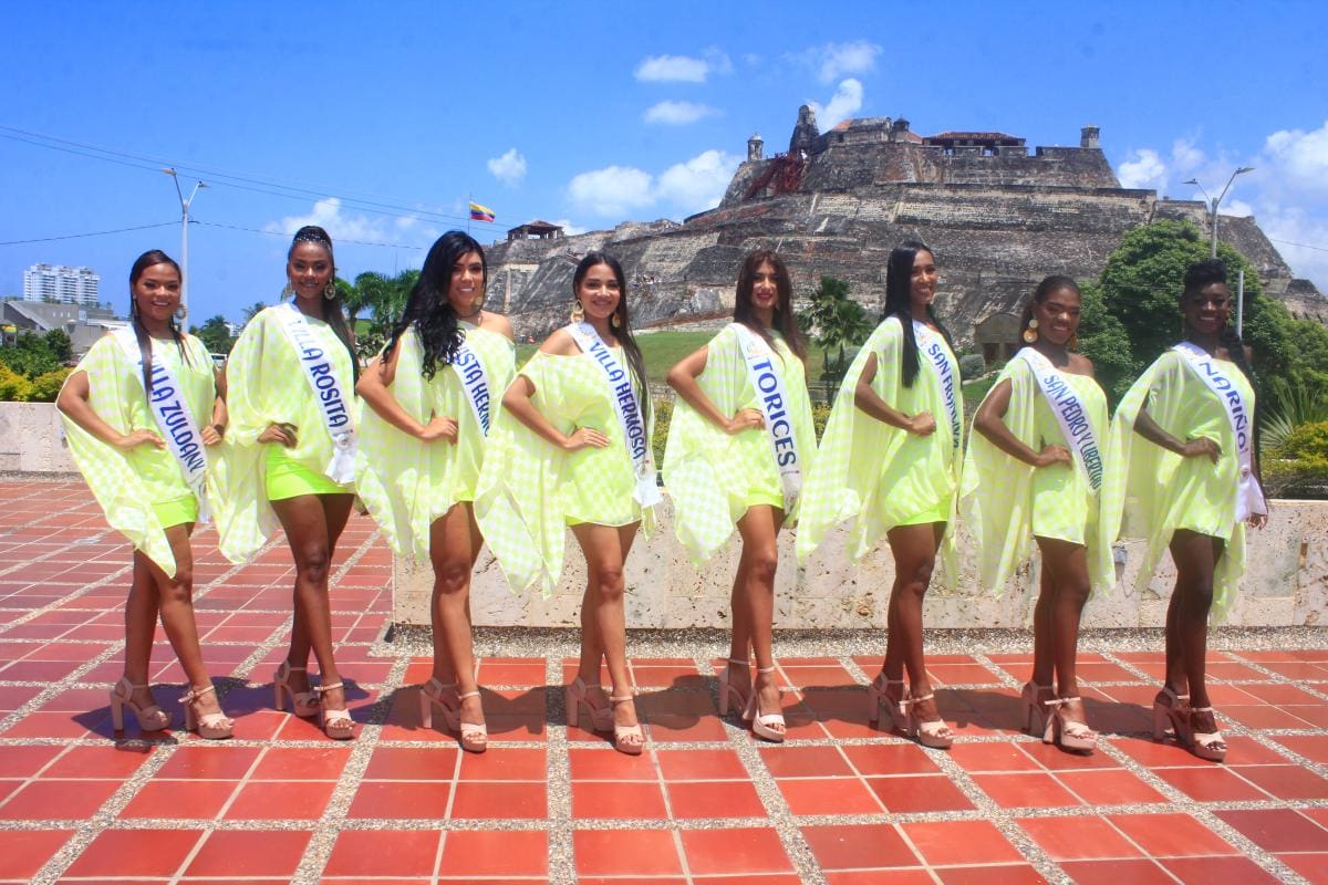Nathalie del Carmen Osorio Pineda, Daniela María Muriel Ballesteros, Andrea Carolina Espinosa Arnedo, Pamela Andrea Gracias Vertel, Karla Margarita Martinleyes López, Shirlenis Padilla Mendoza, Valeri Moya Roa, Daniela Simarra Gutiérrez.//Foto: Julio Castaño - El Universal.