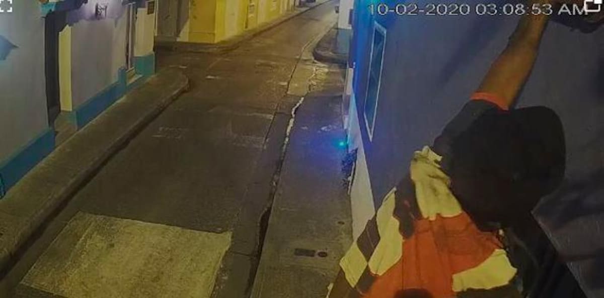 //Así se roban las nomenclaturas en el Centro. //Cortesía.