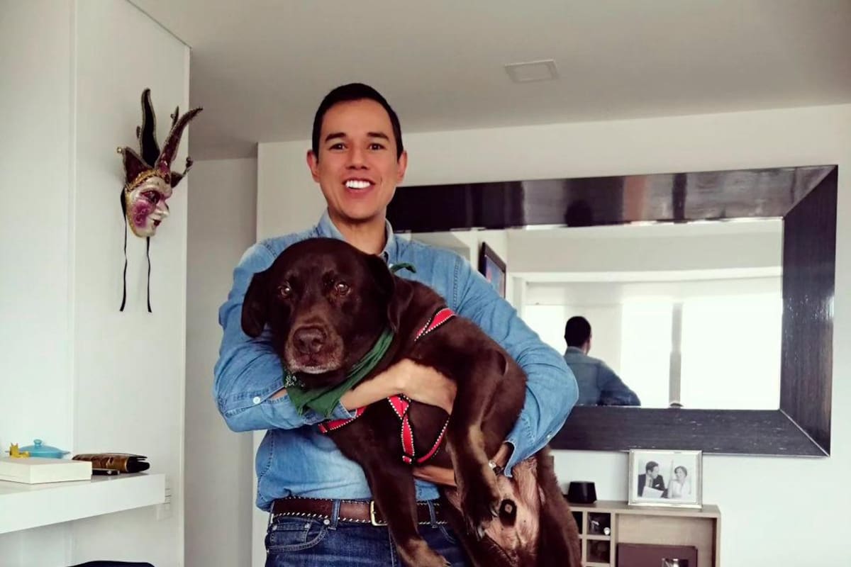 Emotivo: Diego Guaque recordó a su perrito que murió por cáncer