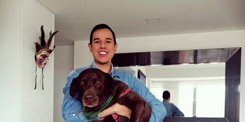 Emotivo: Diego Guaque recordó a su perrito que murió por cáncer