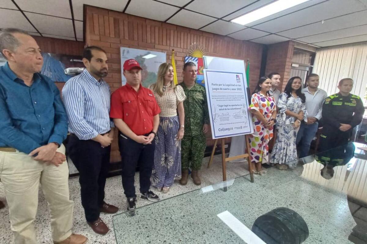 Sucre firma Pacto por la Legalidad de los juegos de suerte y azar